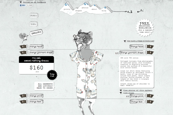 me & oli website preview